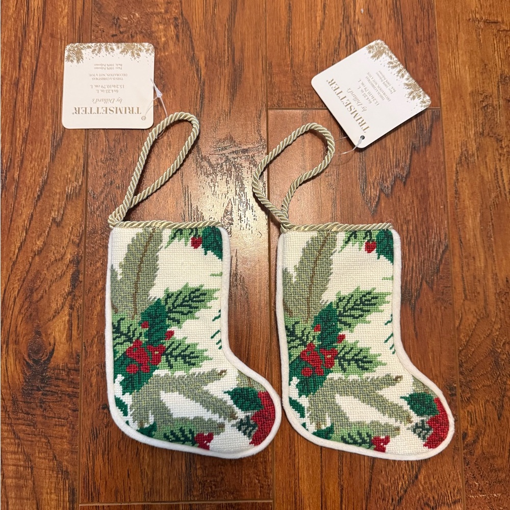 NWT Needlepoint Stockings
